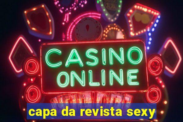 capa da revista sexy